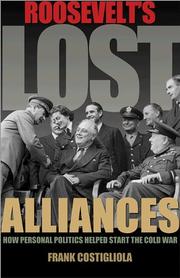 Cover art for ROOSEVELT'S LOST ALLIANCES
