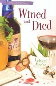 Cover art for WINED AND DIED
