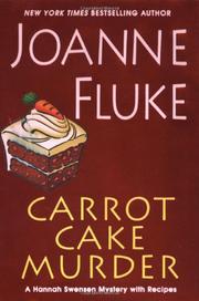 Cover art for CARROT CAKE MURDER