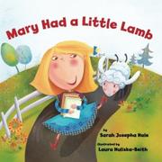 Book Cover for MARY HAD A LITTLE LAMB