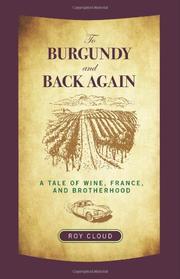 Cover art for TO BURGUNDY AND BACK AGAIN