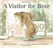Book Cover for A VISITOR FOR BEAR