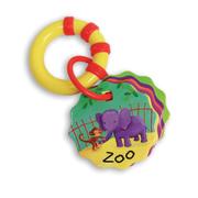 Book Cover for BABY RATTLE BOOK:  ZOO