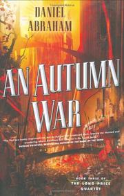 Book Cover for AN AUTUMN WAR