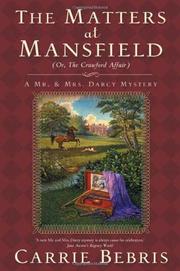 Book Cover for THE MATTERS AT MANSFIELD