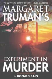 Book Cover for MARGARET TRUMAN'S EXPERIMENT IN MURDER