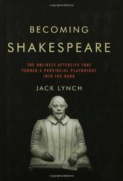 Cover art for BECOMING SHAKESPEARE