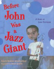 Book Cover for BEFORE JOHN WAS A JAZZ GIANT