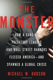 Cover art for THE MONSTER