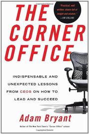 Cover art for THE CORNER OFFICE