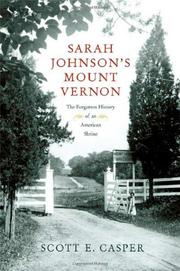 Cover art for SARAH JOHNSON’S MOUNT VERNON