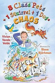 Cover art for 8 CLASS PETS + 1 SQUIRREL ÷ 1 DOG = CHAOS