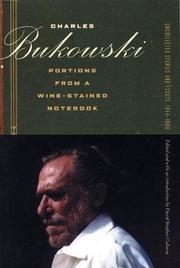 Cover art for PORTIONS FROM A WINE-STAINED NOTEBOOK