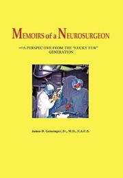 Book Cover for MEMOIRS OF A NEUROSURGEON
