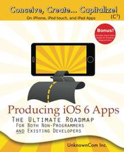 Cover art for PRODUCING IOS6 APPS