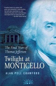 Cover art for TWILIGHT AT MONTICELLO