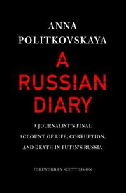 Book Cover for A RUSSIAN DIARY
