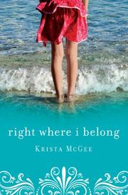 Cover art for RIGHT WHERE I BELONG