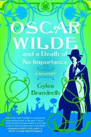 Book Cover for OSCAR WILDE AND A DEATH OF NO IMPORTANCE
