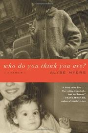 Book Cover for WHO DO YOU THINK YOU ARE?