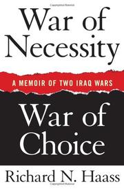 Cover art for WAR OF NECESSITY, WAR OF CHOICE