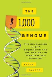 Cover art for THE $1,000 GENOME