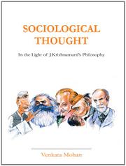 Cover art for SOCIOLOGICAL THOUGHT