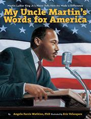 Cover art for MY UNCLE MARTIN'S WORDS FOR AMERICA