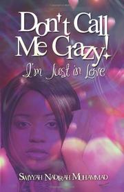 Book Cover for DON'T CALL ME CRAZY!