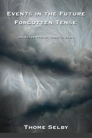 Cover art for EVENTS IN THE FUTURE FORGOTTEN TENSE