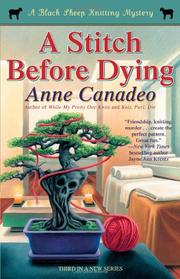 Cover art for A STITCH BEFORE DYING