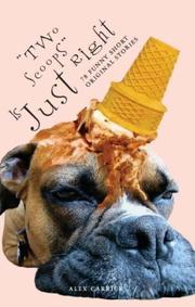Book Cover for "TWO SCOOPS" IS JUST RIGHT