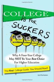 Cover art for COLLEGE IS FOR SUCKERS