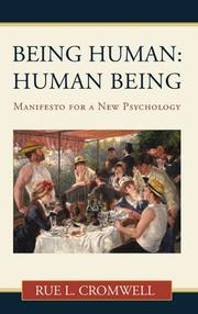 Book Cover for BEING HUMAN: HUMAN BEING