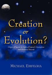 Cover art for CREATION OR EVOLUTION?