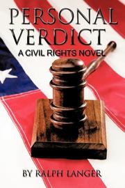 Cover art for PERSONAL VERDICT