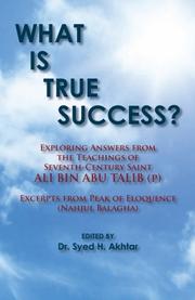 Book Cover for WHAT IS TRUE SUCCESS?