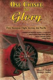 Cover art for ONE CHANCE FOR GLORY