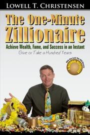 Cover art for THE ONE-MINUTE ZILLIONAIRE