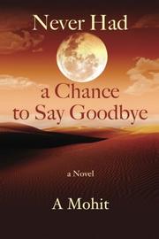 Cover art for NEVER HAD A CHANCE TO SAY GOODBYE