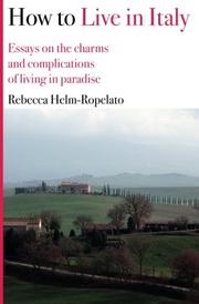 Cover art for HOW TO LIVE IN ITALY
