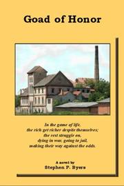Book Cover for GOAD OF HONOR