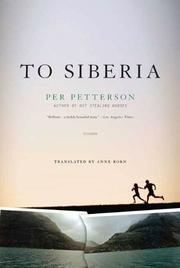 Cover art for TO SIBERIA