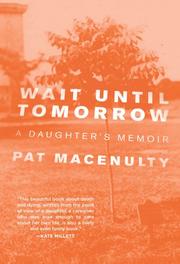 Cover art for WAIT UNTIL TOMORROW