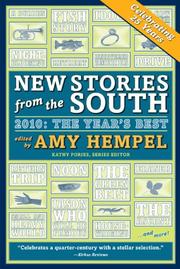 Cover art for NEW STORIES FROM THE SOUTH