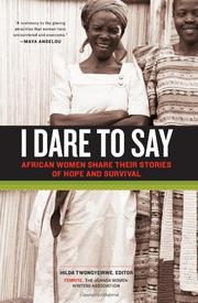 Cover art for I DARE TO SAY