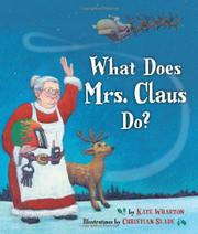 Cover art for WHAT DOES MRS. CLAUS DO?