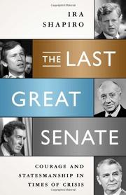 Cover art for THE LAST GREAT SENATE