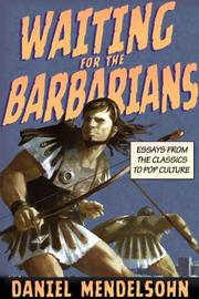 Cover art for WAITING FOR THE BARBARIANS
