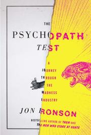 Book Cover for THE PSYCHOPATH TEST